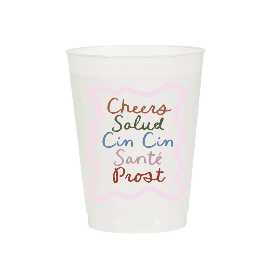 Cheers Frosted Cups
