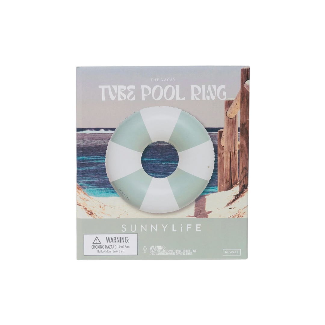 Soft Olive Tube Pool Ring
