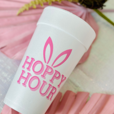 Hoppy Hour Foam Cups