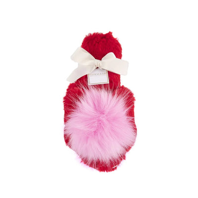 Red Amor Holiday Slippers